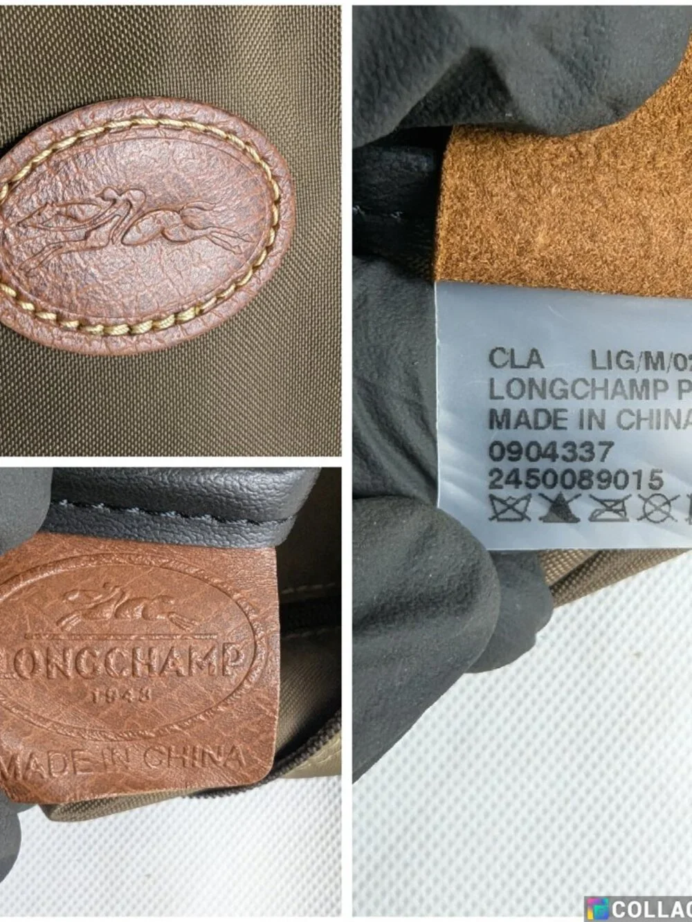 Share Longchamp le Pliage Hobo Shoulder Crossbody Bag Green - Authentic - Ship